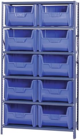 Sisteme de depozitare a rafturilor de containere cu stivă gigant cu coșuri Dimensiuni: 12 1/2 H X 16 1/2 W X 17 1/2 D, Culoare: