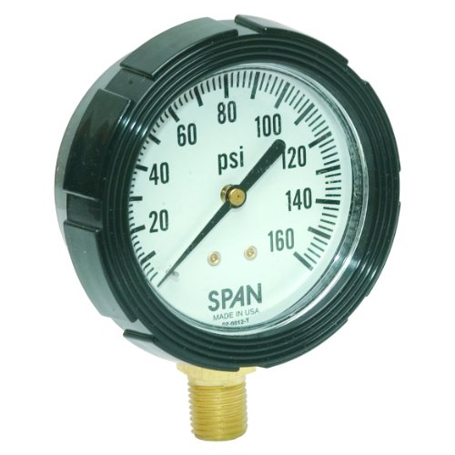 Span LFS-210-600-G-Cert Series LFS-210 NIST NIST Certified Lichid Hump Pressure cu restrictor de pulsare, între 0 și 600 PSI