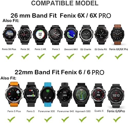 Haodee Watchband pentru Garmin Fenix 5 5 Plus Forerunner 935 945 curea pentru Fenix 6 6pro abordare S60 S62 eliberare rapidă