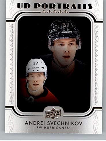 Portrete pentru puntea superioară 2019-20 P-34 Andrei Svechnikov Carolina Hurricanes NHL Hockey Card de tranzacționare
