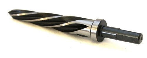 Rinemer de construcție de 1 , oțel de mare viteză, flaut în spirală cu mâna stângă, Shank Tri-Cut