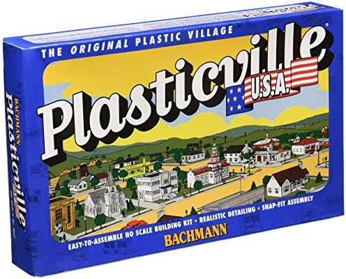 Bachmann Trenuri-PLASTICVILLE U. S. A. clădiri - kituri clasice-casa contemporană-scara HO