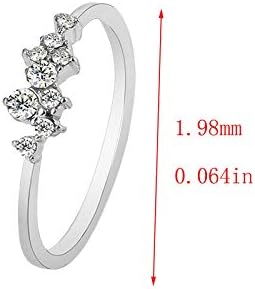 2023 inel nou aur cu nouă placate cu 18k pentru doamne diamante accesoriu diamant inele cu bandă largă pentru femei