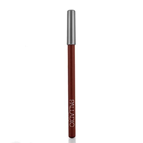 Creion Palladio Lip Liner, din lemn, ferm, dar neted, contur și linie cu ușurință, buze perfect conturate, confortabile, hidratante,