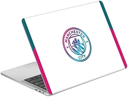Head Cazuri de proiectare autorizată oficial Manchester City Man City FC Acasă 2021/22 Set de ecusoane Matte Vinil Vinil Selec Decal Cover compatibil cu MacBook Pro 13 A1989 / A2159
