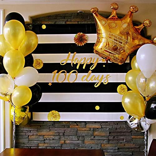 Coroană baloane folie helium petreceri baloane pentru nuntă ziua de naștere duș bebeluș de vacanță de halloween Crăciun cu sclipici de aur decorațiuni livrări fete fete copii strălucitoare baloane de aur 4 pachet m dimensiuni