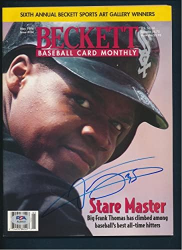 Frank Thomas a semnat revista autograf PSA / DNA AL88937-reviste MLB autografate