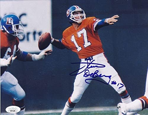 Steve Deberg Autografat 8x10 Photo Denver Broncos JSA - Fotografii autografate NFL