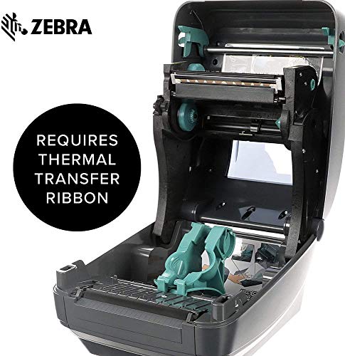 ZEBRA Gx420t transfer termic imprimantă desktop lățime de imprimare de 4 în conectivitate USB Serial și port paralel GX42-102510-000