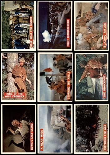 1956 Topps Davy Crockett Orange Back set complet VG/Ex+