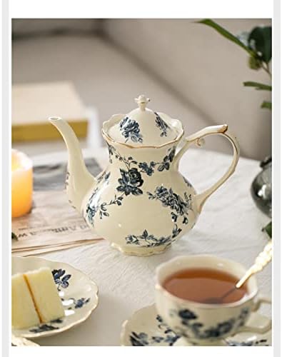 Seturi de ceai seturi de ceai pentru femei seturi de ceai pentru petreceri pentru adulți, oase ceramică China, ceașcă de ceai