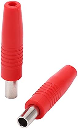 Conectori de banane de 4 mm, ușor de conectat set de testare feminină Rezistent la căldură pentru testarea electronică roșie