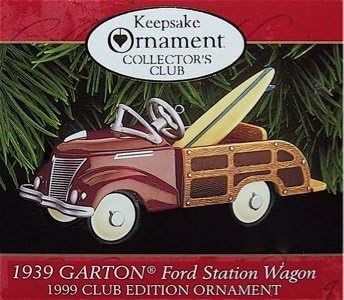 Hallmark Club exclusiv ornament de păstrare 1939 Garton Ford Station Wagon 1999
