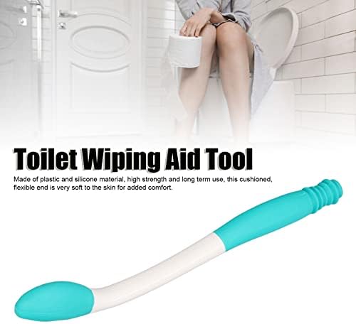 Ștergere de fund yosoo, ajutor de ștergere însărcinată toaletă toaletă instrument de ajutor ergonomic de toaletă de jos toaletă