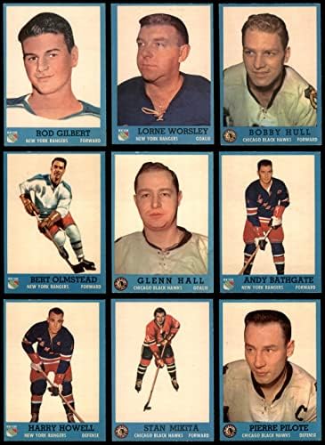 1962-63 topps hochei aproape complet ex/mt