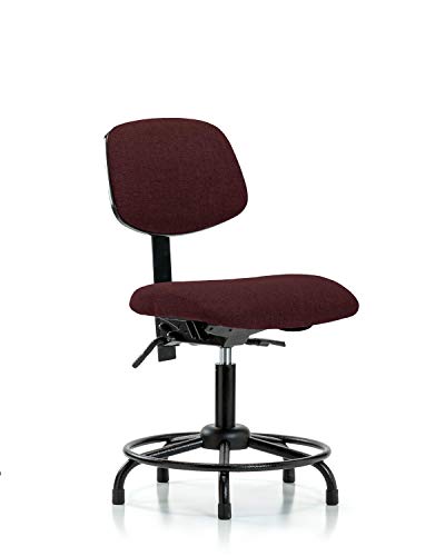 LabTech scaune LT41516 Tesatura birou înălțime scaun rotund tub de bază, Glides, Navy