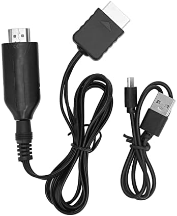 Cablu de interfață multimedia HD, consolă de jocuri HD Adaptor de convertor pentru PS1/PS2 la semnale și ieșiri HDMI audio