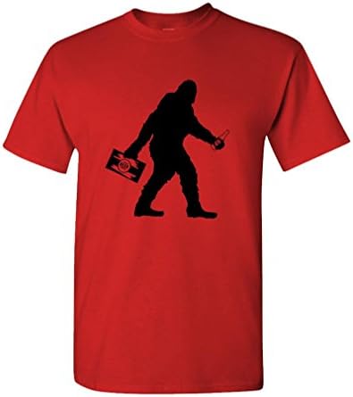 Sasquatch Bigfoot cu bere Petrecere Amuzantă-tricou din bumbac pentru bărbați