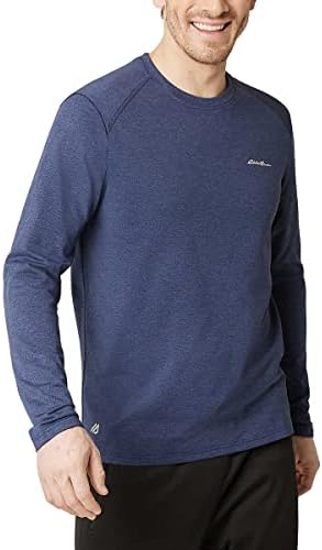 Eddie Bauer Tricoul activ pentru bărbați, umiditate, tricoul cu mânecă lungă
