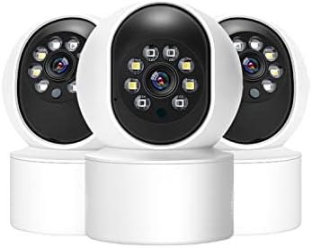 Fan ye 3pcs 5MP Camera WiFi Video Securitate interioară Acasă Monitor pentru bebeluși IP CCTV Wireless WebCAM Vision Night