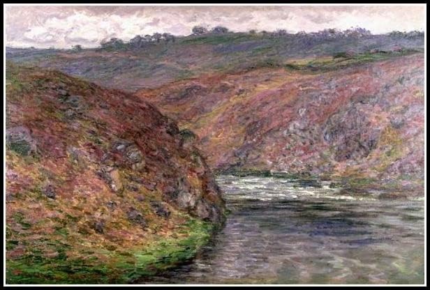 Valea picturii de apus de soare Creuse de Claude Monet DIY 5d Kits Diamond Paint